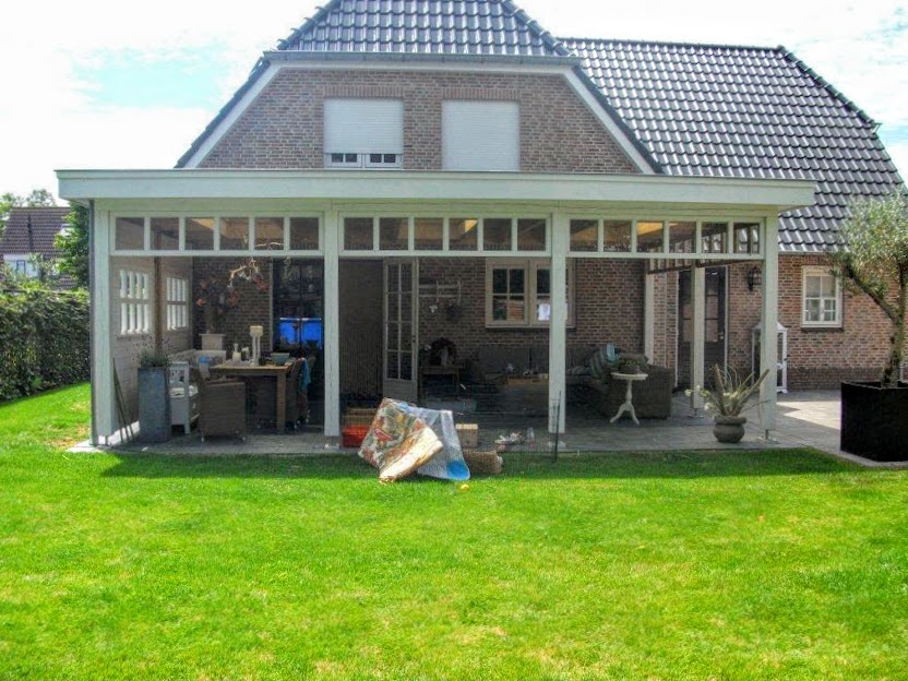 Houten terrasoverkapping Amstelveen